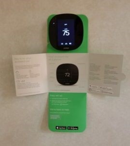 Some energy-efficient mobile homes come with an ecobee smart thermostat