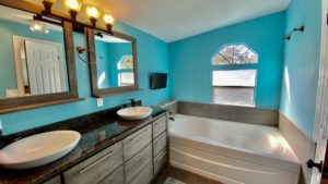 double wide mobile home master bathroom