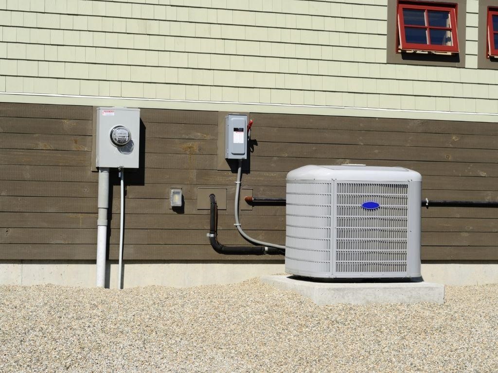 Mobile home store heating and air